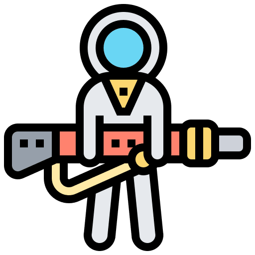 Laser gun miscellaneous spacecraft spaceship icon