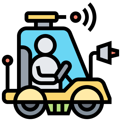 Rover transportation rover vehicle icon