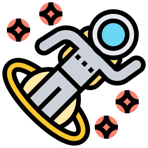 Black hole science galaxy nature icon