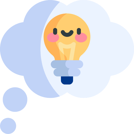 Idea brainstorm art and design idea icon