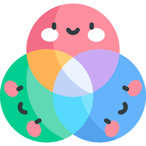 Rgb color scheme rgb art and design icon