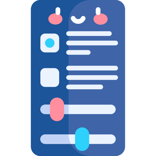 Options settings options smartphone icon