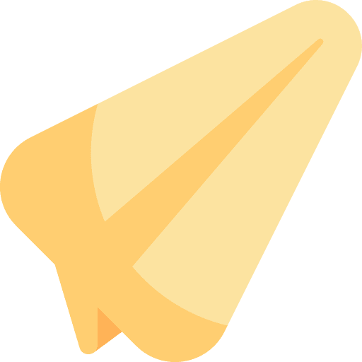 Plane origami communications email plane origami icon