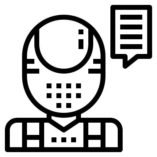 Customer service robot chatbot customer service icon