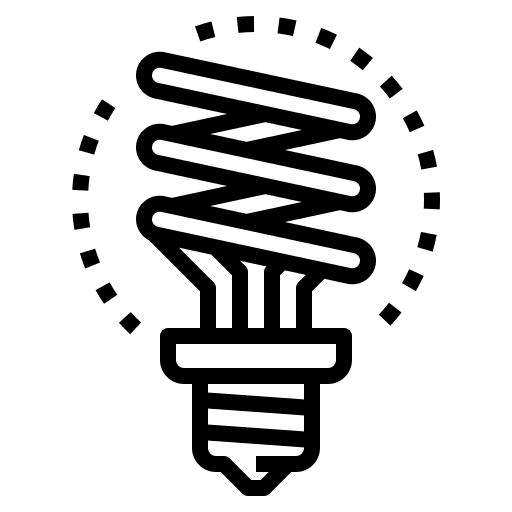 Innovation light bulb eco business and finance icon