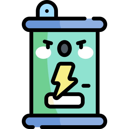 Energy drink stimulation food and restaurant energy drink icon