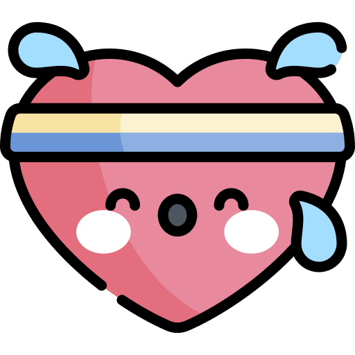 Heart fitness heart sports and competition icon