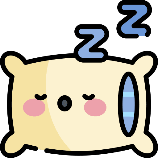 Pillow comfortable furniture and household sleep icon