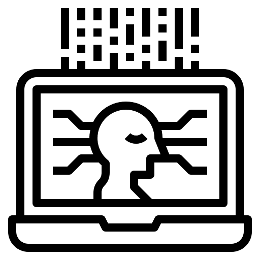 Support robotics robot assistant icon