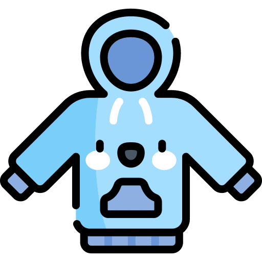Hoodie style clothes sweatshirt icon