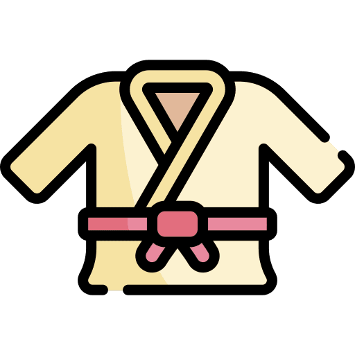 Karate kimono judo martial arts icon