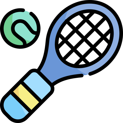 Tennis racket sports ball tennis racket icon