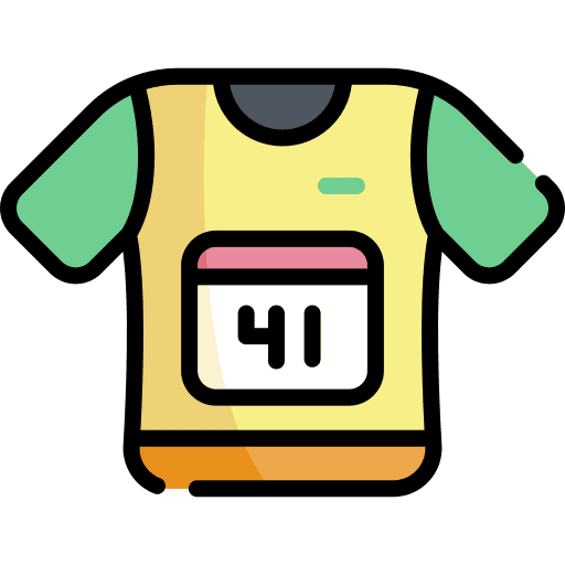 Tshirt fashion sports and competition tshirt icon