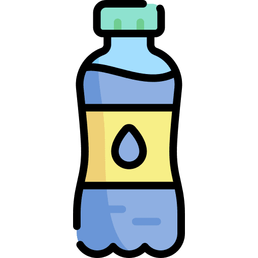 Water bottle healthy food bottle food and restaurant icon
