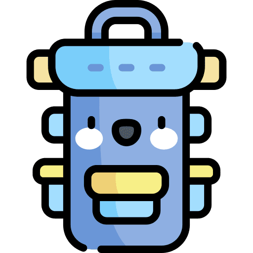 Backpack luggage backpack bags icon