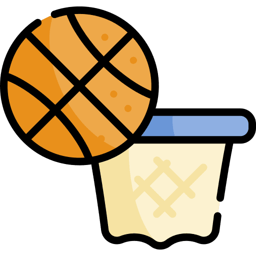 Basketball basketball sportive sports and competition icon