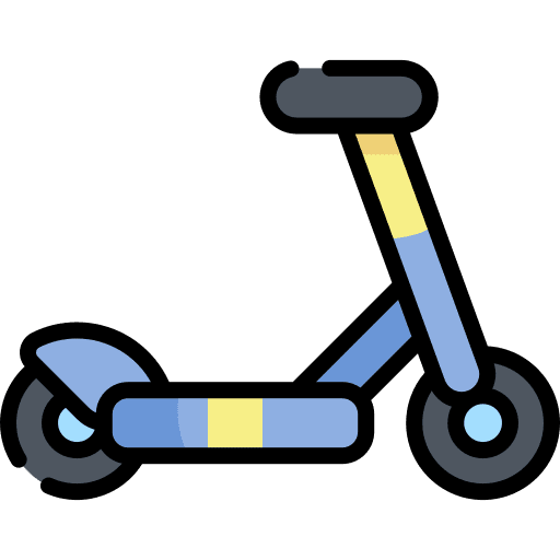 Scooter scooter kick scooter excercise icon