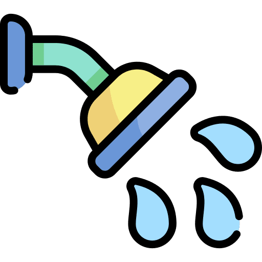 Shower bathroom medical relax icon