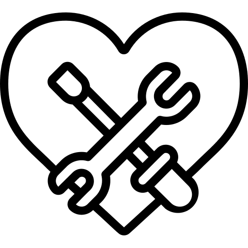 Health repair screwdriver wrench icon