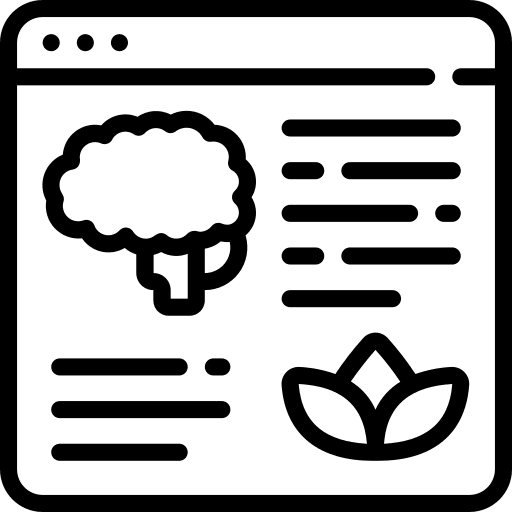 Mindfulness wellness mindfulness website icon