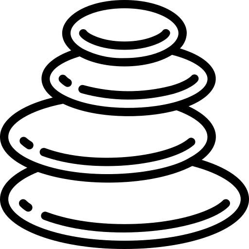 Hot stones beauty salon stones hot stones icon