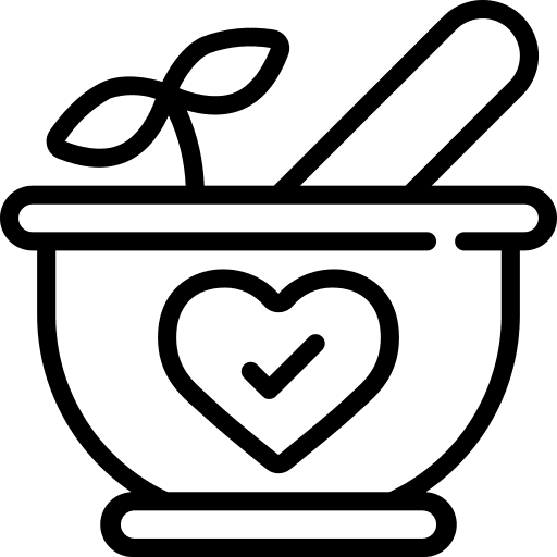 Mortar herb aromatherapy mortar icon