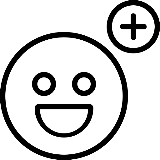 Positivity happy emoticons emoji icon