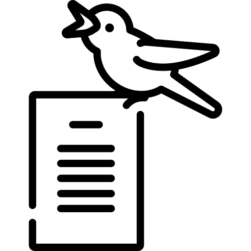 Ballad literature ballad book icon