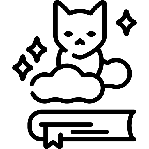 Magical magical book fantasy icon