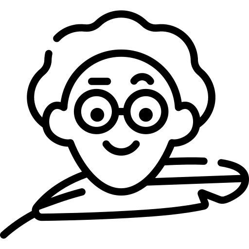 Author man avatar professions and jobs icon