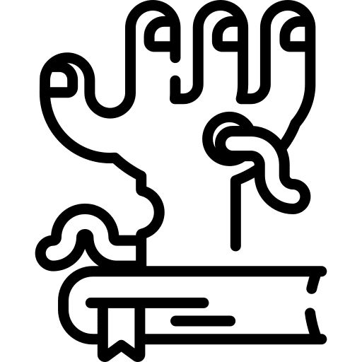 Horror library horror study icon