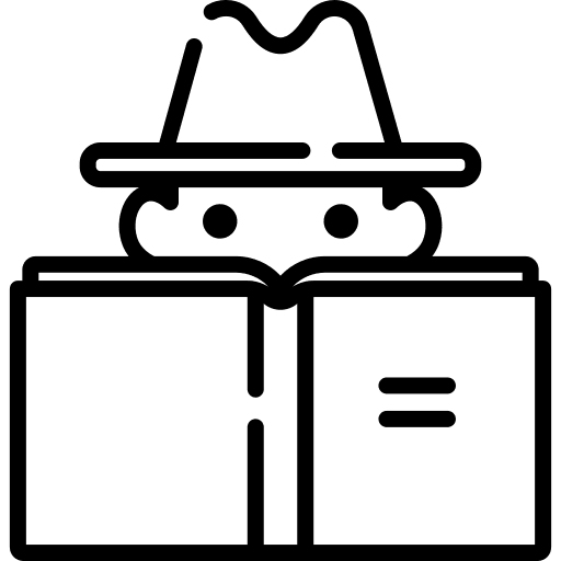 Mystery mystery copy detective icon