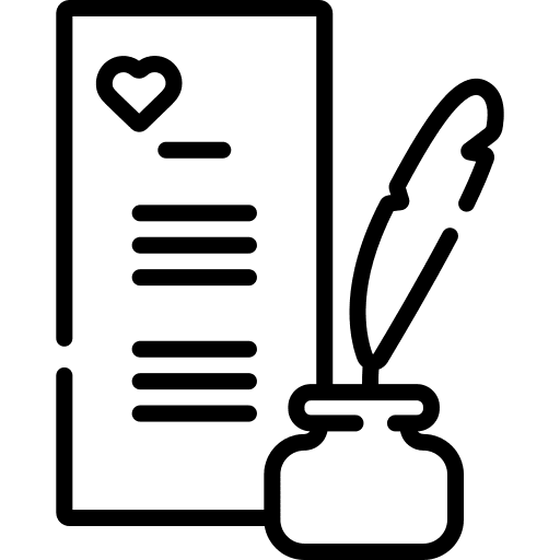 Poetry poetry scroll copy icon