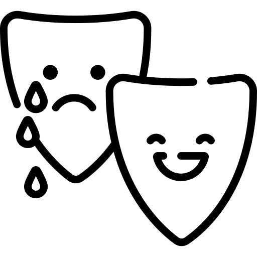 Drama education drama acting icon