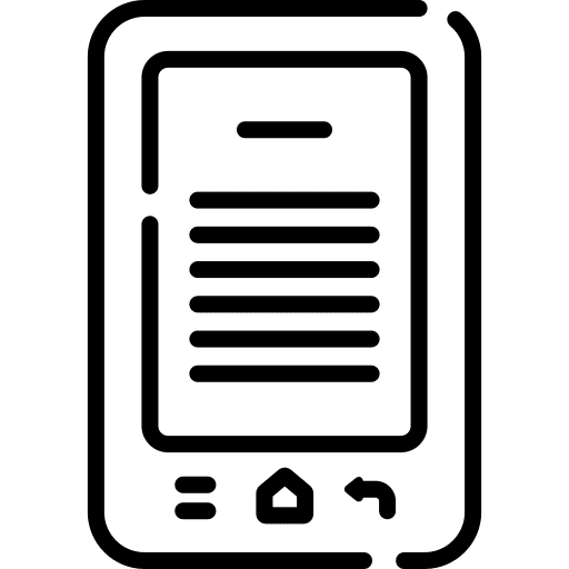 Ebook electronics literature ebook icon