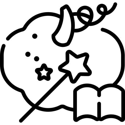 Fairy tale folklore legend fantasy icon