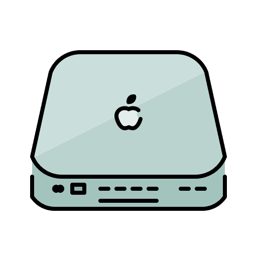 Mac mini device apple multimedia icon