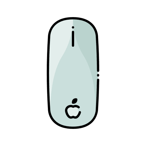 Mouse cursor brands and logotypes apple mouse icon