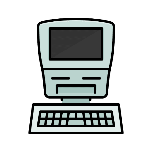 Macintosh device multimedia computer icon