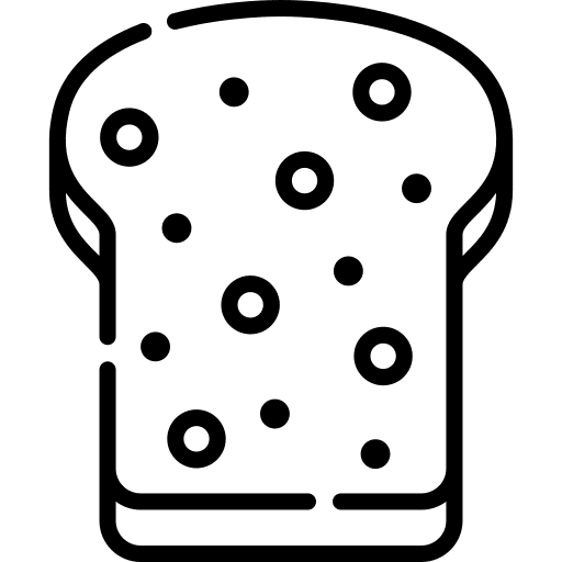 Bread bread food and restaurant piece icon