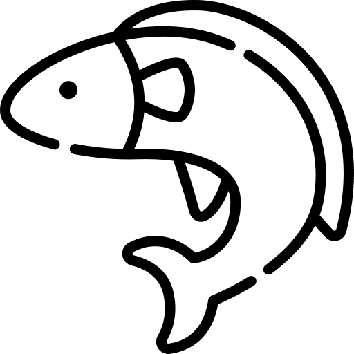 Fish organic diet dolly fish icon