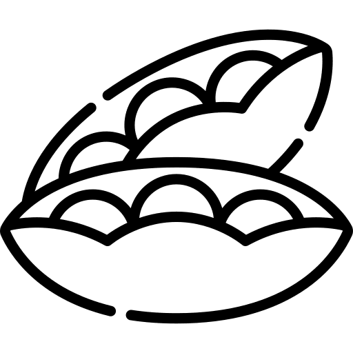 Peas vegetable vegetarian peas icon