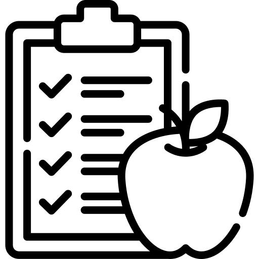 Plan nutrition healthy food fitness icon