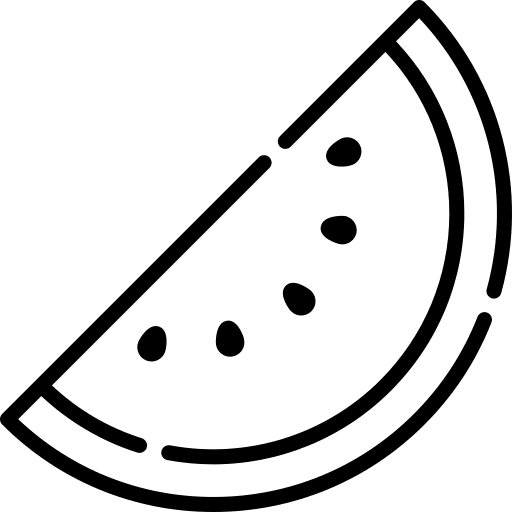 Watermelon food vegan organic icon