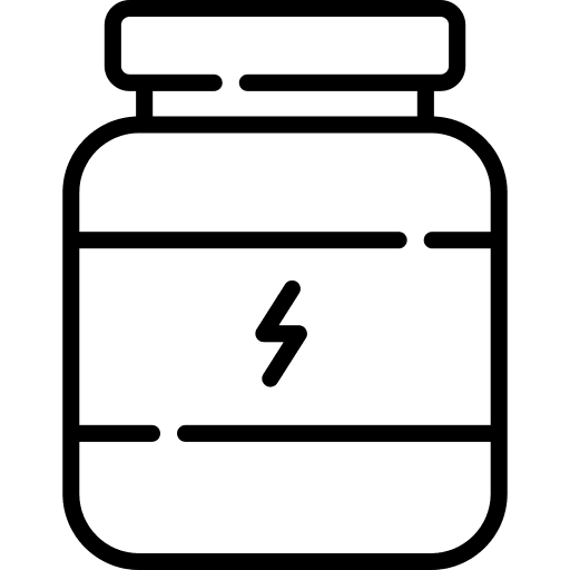 Whey food and restaurant whey protein drink icon