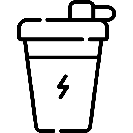 Energy drink food drink thunder icon