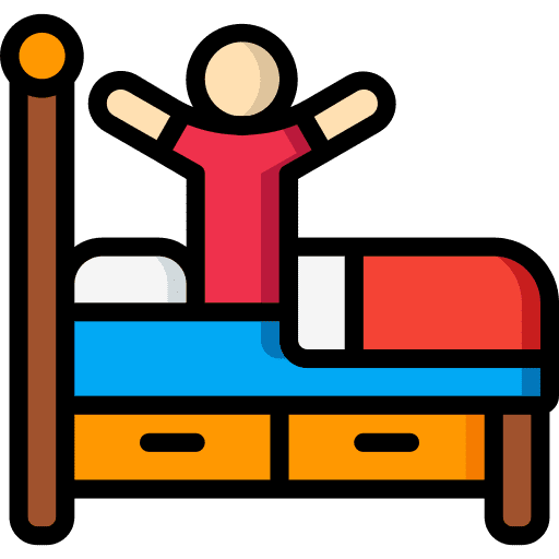 Waking up get up miscellaneous waking up icon