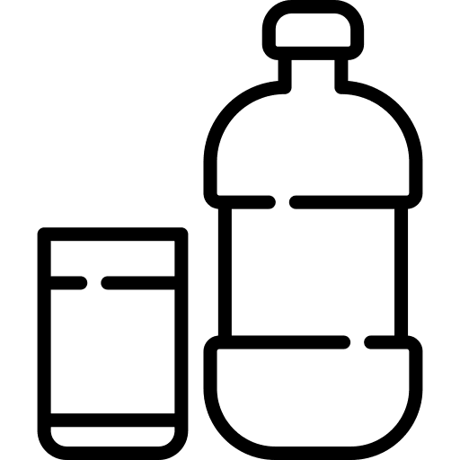 Water food hydratation food and restaurant icon