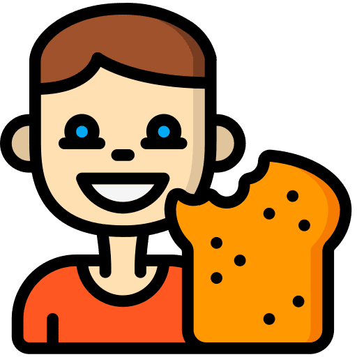 Breakfast breakfast people bread icon