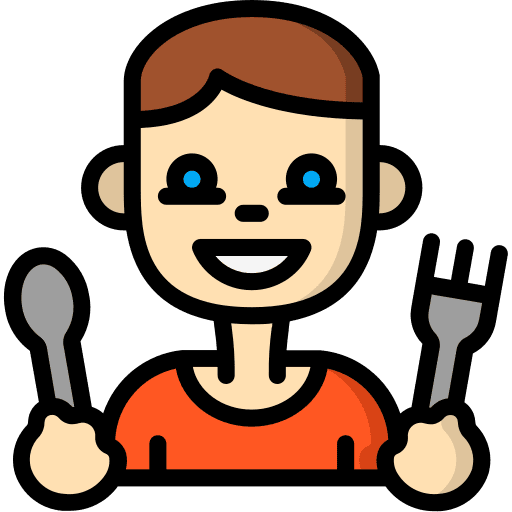 Eating eat binge eating people icon